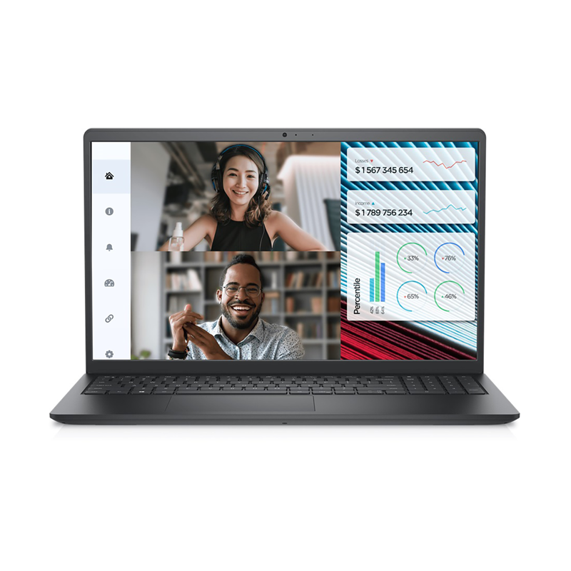 Dell Vostro 3520 15.6-inch Core-i3 8GB 512GB Notebook - Black - Black