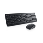 Dell Wireless Keyboard and Mouse - KM3322W - US International (QWERTY) - Black - Keyboard and Mouse Combo