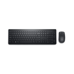 Dell Wireless Keyboard and Mouse - KM3322W - US International (QWERTY) - Black - Keyboard and Mouse Combo