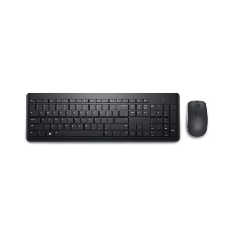 Dell Wireless Keyboard and Mouse - KM3322W - US International (QWERTY) - Black - Keyboard and Mouse Combo