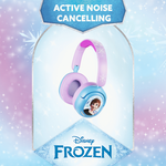 Disney Frozen ANC Padded Bluetooth Headphones - Purple - Audio