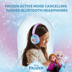 Disney Frozen ANC Padded Bluetooth Headphones - Purple - Audio