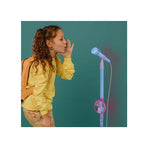 Disney Frozen Kids Karaoke Microphone Stand with RGB Lights - Blue