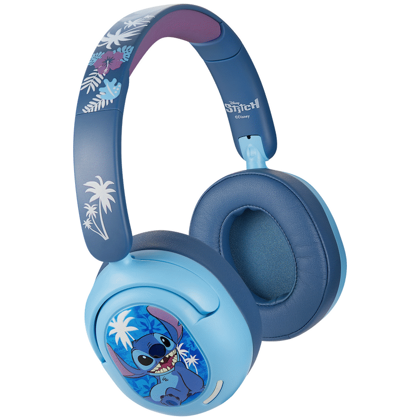 Disney Stitch ANC Padded Bluetooth Headphones - Audio
