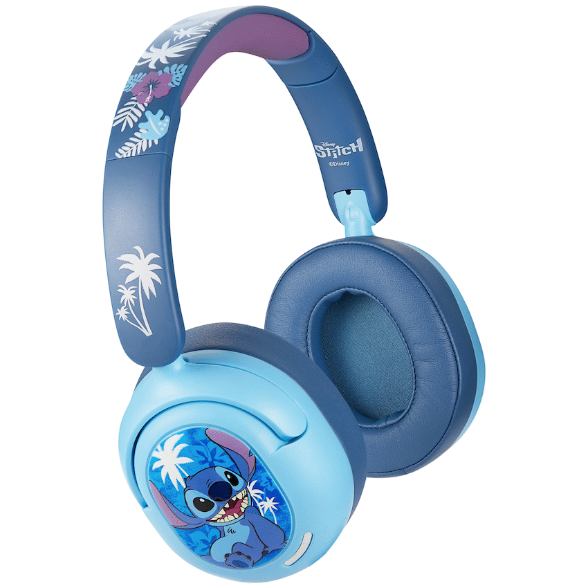 Disney Stitch ANC Padded Bluetooth Headphones - Audio