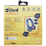 Disney Stitch Bluetooth Padded Headphone with Removable Cups - Blue - Audio
