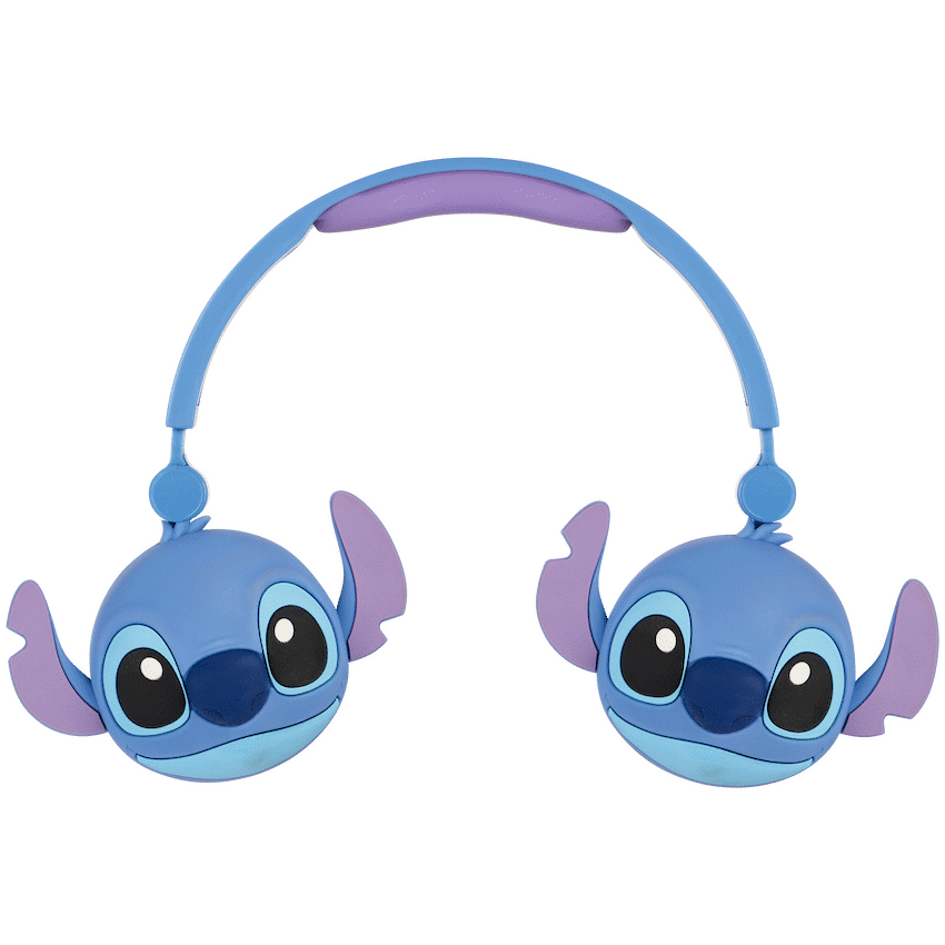 Disney Stitch Bluetooth Padded Headphone with Removable Cups - Blue - Audio