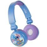 Disney Stitch Bluetooth Padded Headphone with Removable Cups - Blue - Audio