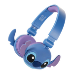 Disney Stitch Bluetooth Padded Headphone with Removable Cups - Blue - Audio