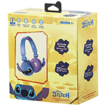 Disney Stitch Bluetooth Padded Headphone with Removable Cups - Blue - Audio