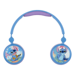 Disney Stitch Bluetooth Padded Headphone with Removable Cups - Blue - Audio