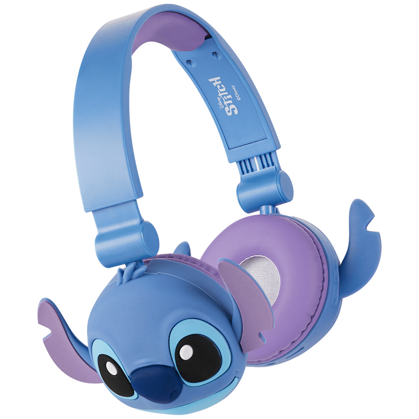 Disney Stitch Bluetooth Padded Headphone with Removable Cups - Blue - Audio