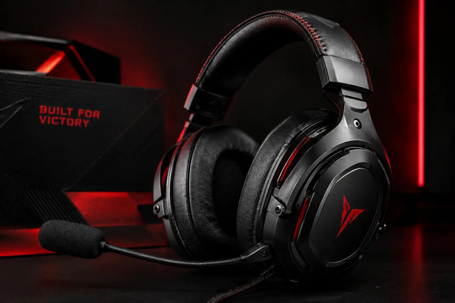 Redragon H211 CRONUS Surround Sound RGB Wired Gaming Headset - Black