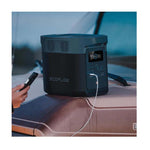 Ecoflow Delta 2 Lithium Portable 1800W Power Station SA Plug Point - Black