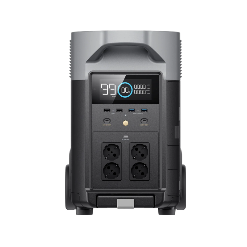 EcoFlow DELTA Pro Portable Power Station 3600Wh 3600W with 1600W Solar Input & Smart Socket