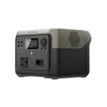 ECOFLOW RIVER 2 MAX Portable Power Station 512Wh battery 500W output 220W Solar Charger - SA Socket - Black