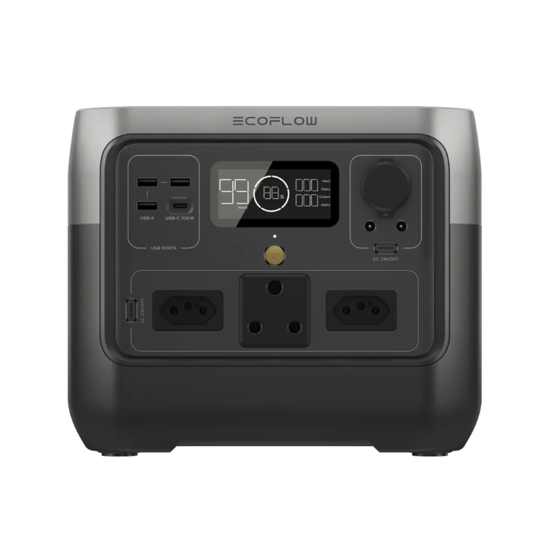 EcoFlow RIVER 2 Pro Portable Power Station 768Wh 800W with 220W Solar Charging – SA Socket