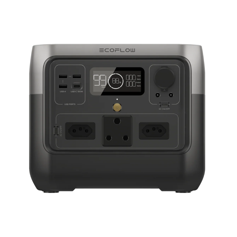 EcoFlow RIVER 2 Pro Portable Power Station 768Wh 800W with 220W Solar Charging – SA Socket