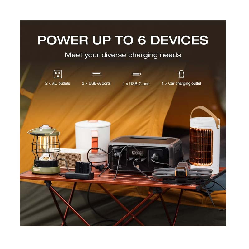Ecoflow River 3 UPS Portable Power Station 245Wh Capacity SA Plug - Black