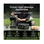 Ecoflow River 3 UPS Portable Power Station 245Wh Capacity SA Plug - Black