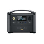 EcoFlow River Pro 720Wh Portable Power Station SA Plug Points - Black