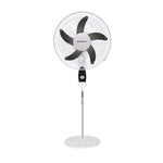 Elecstor 16 Inch Rechargeable Pedestal Fan - White - White