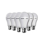 Elecstor 7W B22 Rechargeable & Dimmable Globe 1200mah A60 (6 Pack) - White - White