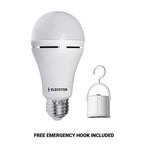 Elecstor 7W E27 Rechargeable & Dimmable Globe 1200mah A60 - White - White