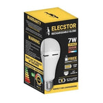 Elecstor E27 7W Rechargeable LED Bulb - Warm White - White