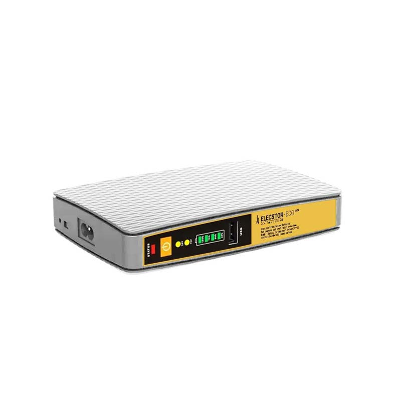 Elecstor Mini UPS 18W 25WH Wifi Router - White - White