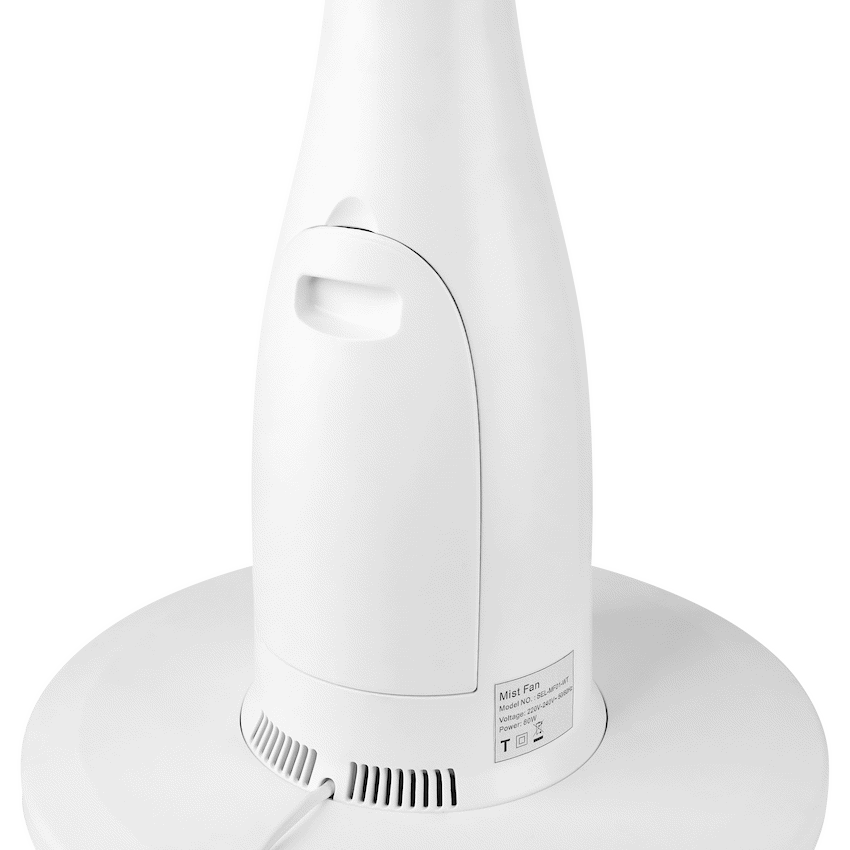 Elektra 2 in 1 Mist Stand Fan and Humidifier with Remote 7 Speed 24H Timer - White - Kitchen and Home