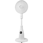 Elektra 2 in 1 Mist Stand Fan and Humidifier with Remote 7 Speed 24H Timer - White - Kitchen and Home