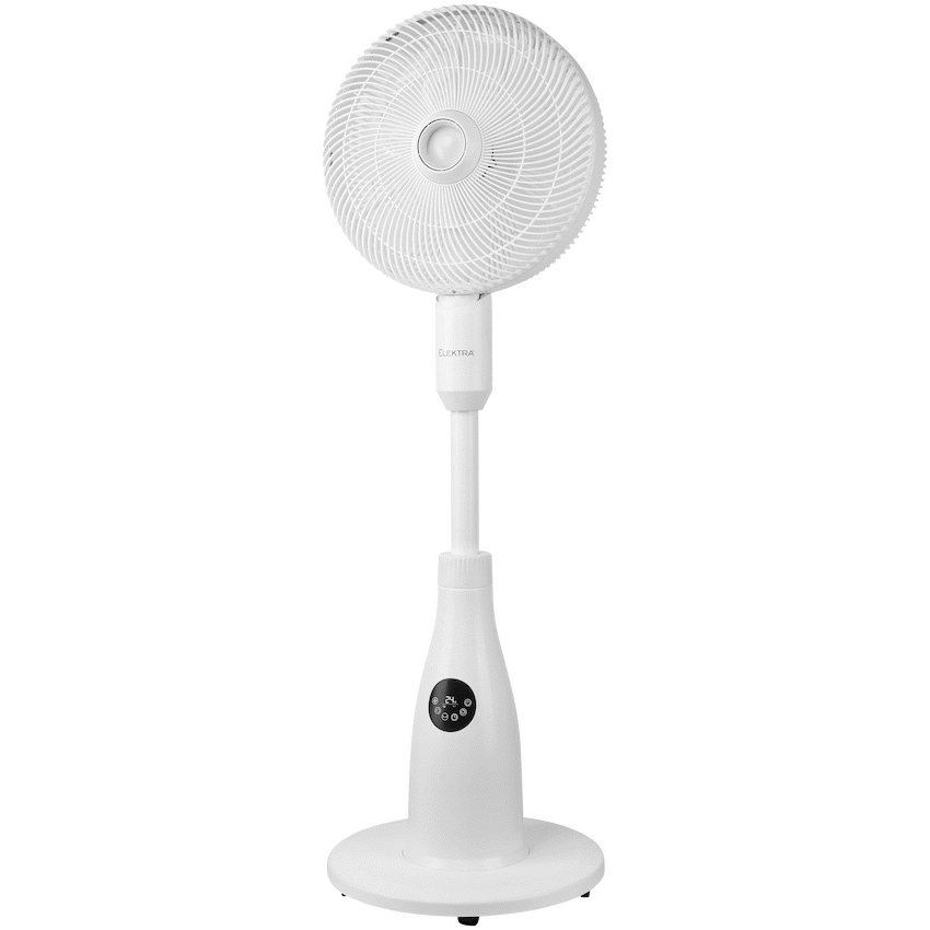 Elektra 2 in 1 Mist Stand Fan and Humidifier with Remote 7 Speed 24H Timer - White - Kitchen and Home