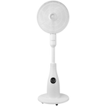 Elektra 2 in 1 Mist Stand Fan and Humidifier with Remote 7 Speed 24H Timer - White - Kitchen and Home