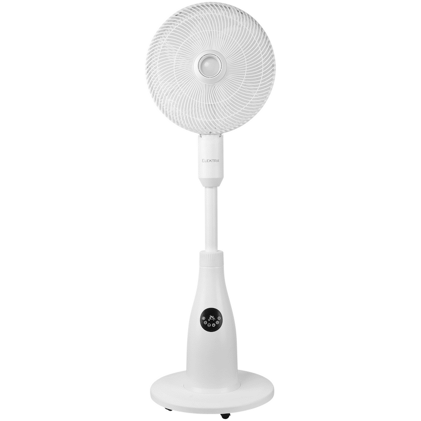 Elektra 2 in 1 Mist Stand Fan and Humidifier with Remote 7 Speed 24H Timer - White - Kitchen and Home
