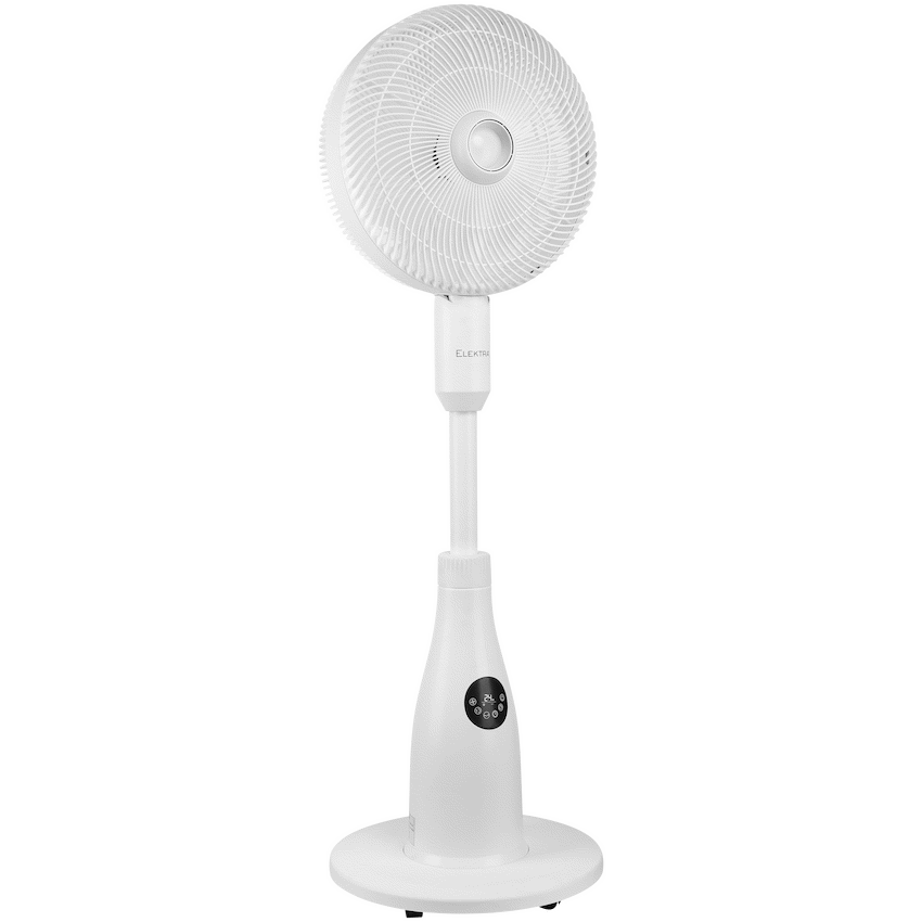 Elektra 2 in 1 Mist Stand Fan and Humidifier with Remote 7 Speed 24H Timer - White - Kitchen and Home