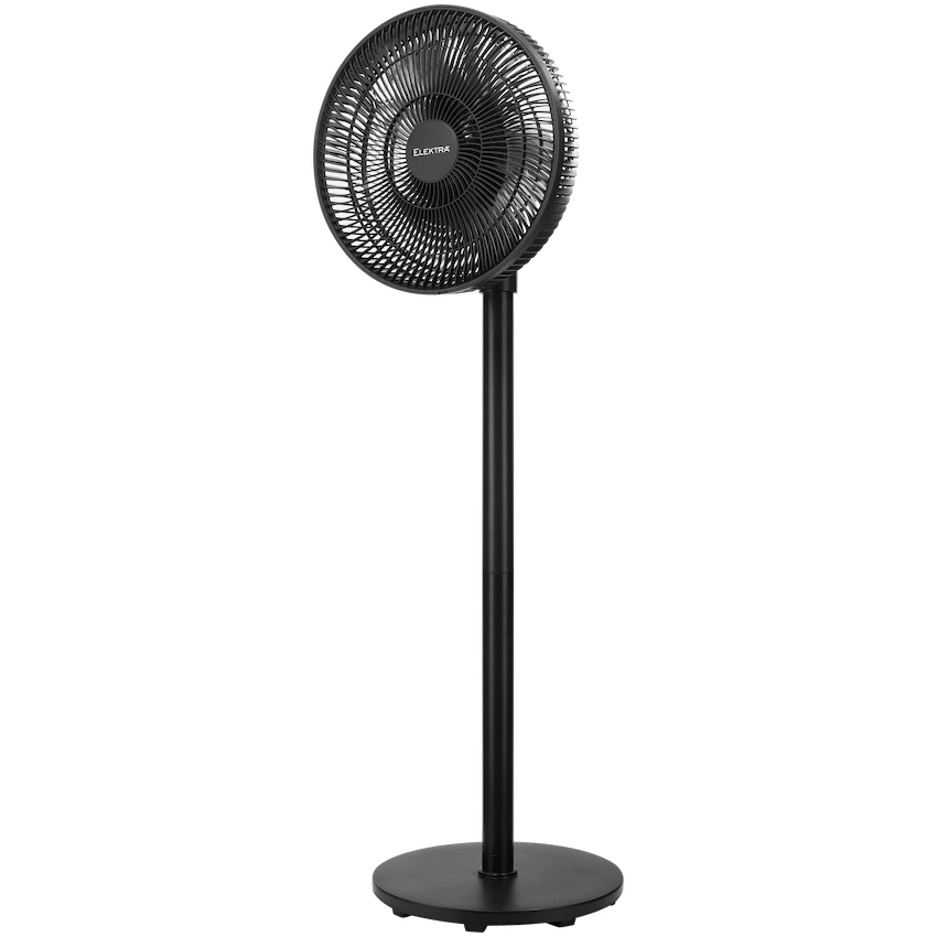 Elektra 30cm 2-in-1 Stand Fan 45W - Black - Black - Kitchen and Home