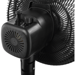 Elektra 30cm 2-in-1 Stand Fan 45W - Black - Black - Kitchen and Home