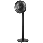 Elektra 30cm 2-in-1 Stand Fan 45W - Black - Black - Kitchen and Home