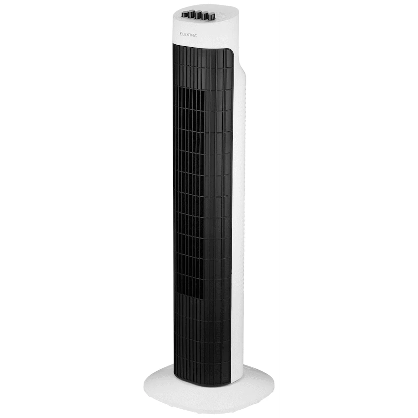 Elektra 78cm Tower Fan 45W - White - White - Kitchen and Home