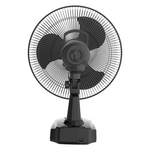 Elektra Everlast 12’’ Desk Fan - Black - Kitchen and Home