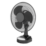 Elektra Everlast 12’’ Desk Fan - Black - Kitchen and Home