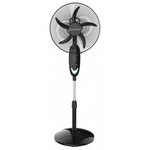 Elektra Everlast+ Rechargeable Stand Fan 16 Inch - Black - Kitchen and Home