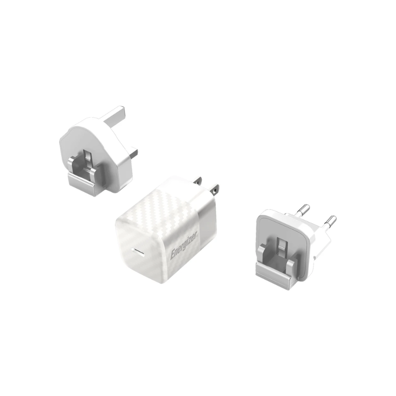 Energizer 20W PD Type-C Wall Charger - Silver - Silver
