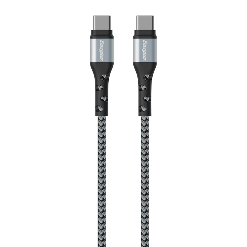 Energizer 2m Type C /Type C Cable - Black - Black