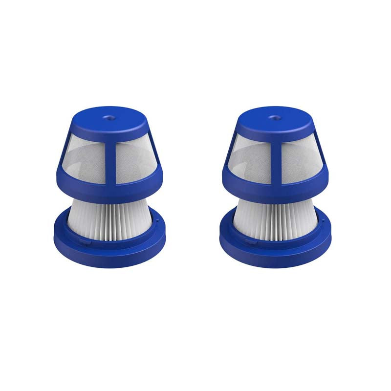 Eufy 2 Pack HomeVac Replacement Filter Kit - Blue - Blue