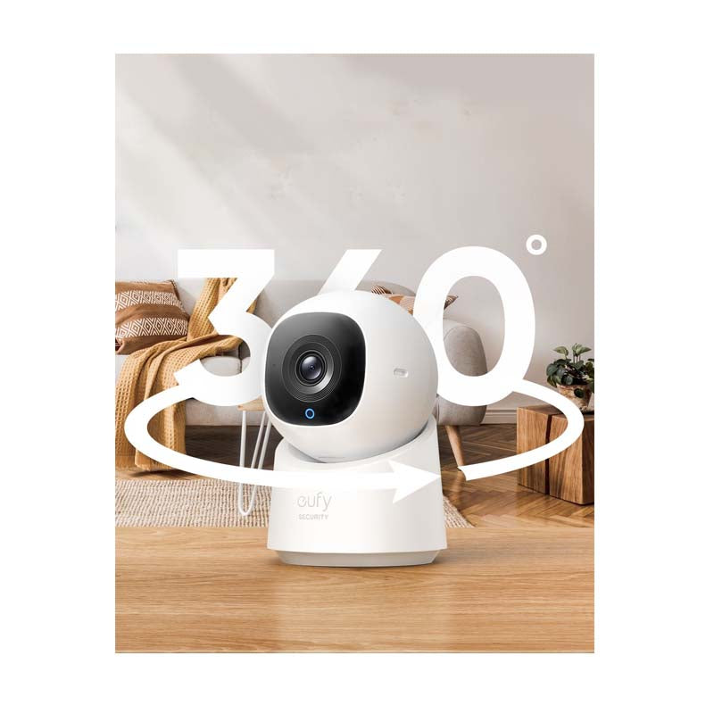 Eufy C220 Indoor Pan & Tilt Security Camera 2K - White