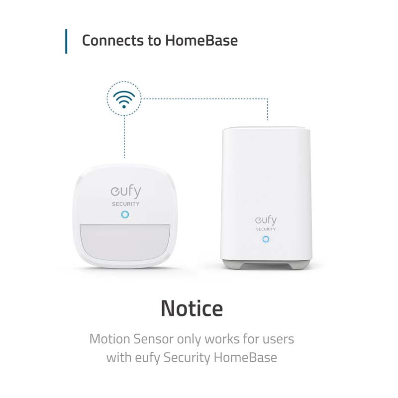 Eufy Security Wireless Motion Sensor - White - White