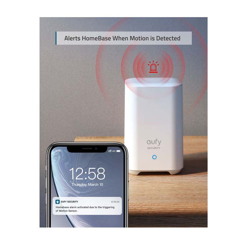 Eufy Security Wireless Motion Sensor - White - White