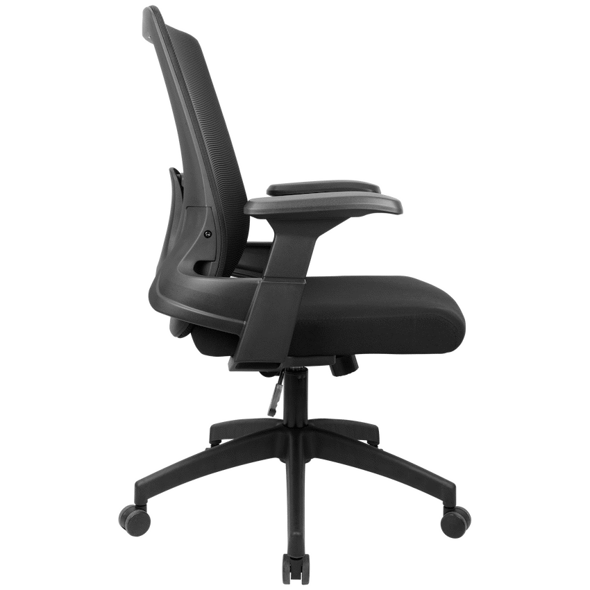 Everfurn Skye Mid Back Office Chair - Black - Furniture